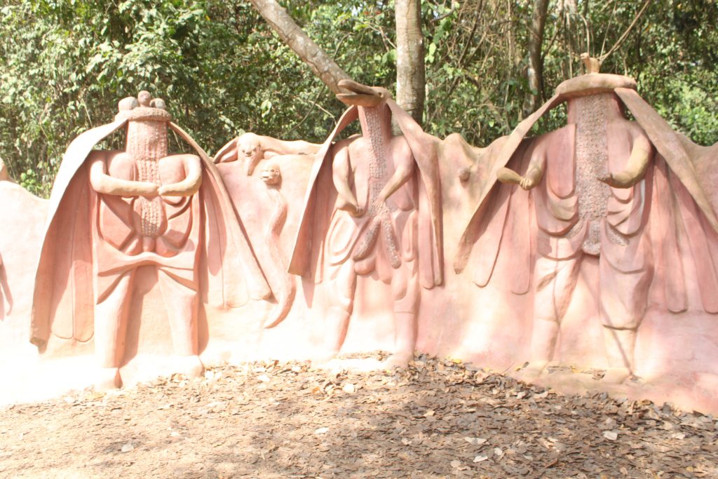 Statures at Osun Osogbo Sacred Groove